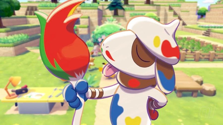 What's this painterly Pokémon's name?