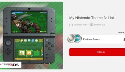 Legend of Zelda 3DS HOME Theme and Miitomo My Nintendo Rewards Go Live
