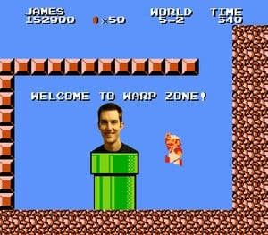 James, Welcome to Warp Zone!
