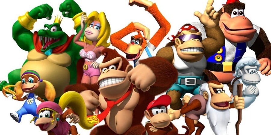 donkey kong family