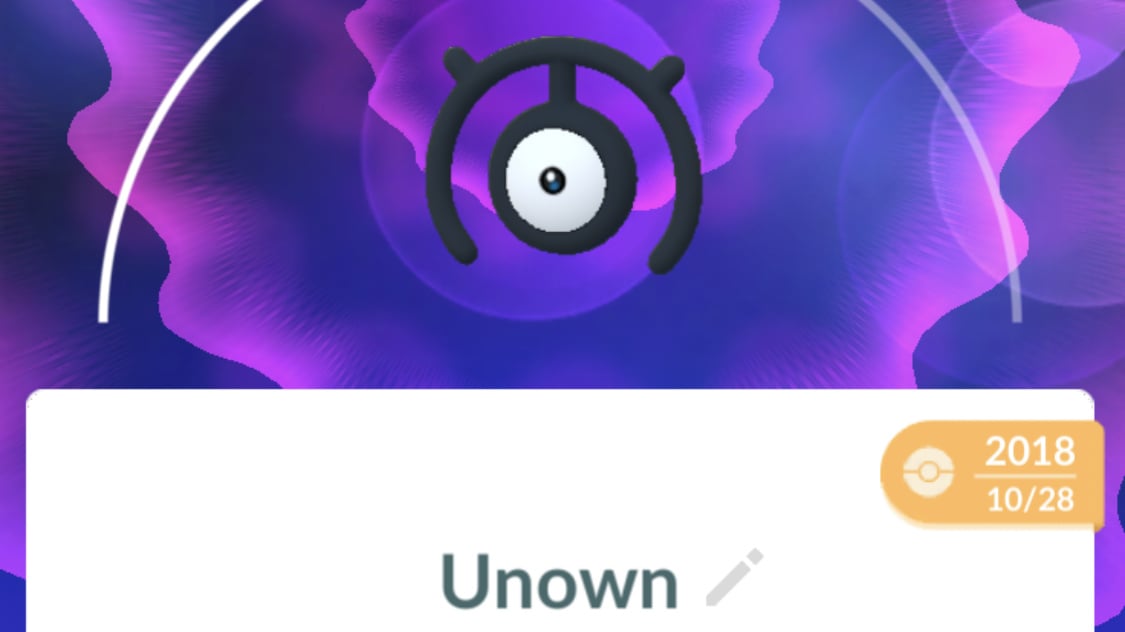 Shiny Unown (D) 