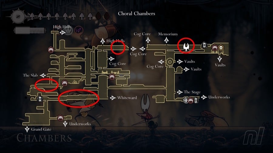Choral Chambers Sentinel Locations