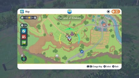 All Wild Tera Pokémon Locations > The Teal Mask DLC - Kitakami Region > Apple Hills Wild Tera Pokémon > Wild Tera Applin - 2 of 2