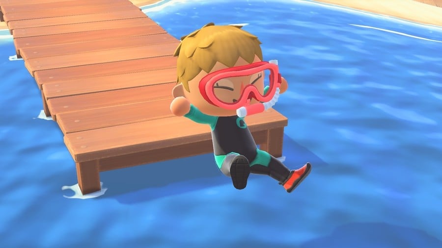 Animal Crossing New Horizons Diving