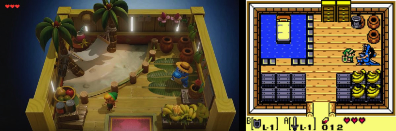 Random: Zelda: Link's Awakening Features Some Interior Decorating