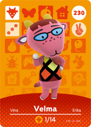 Velma amiibo card