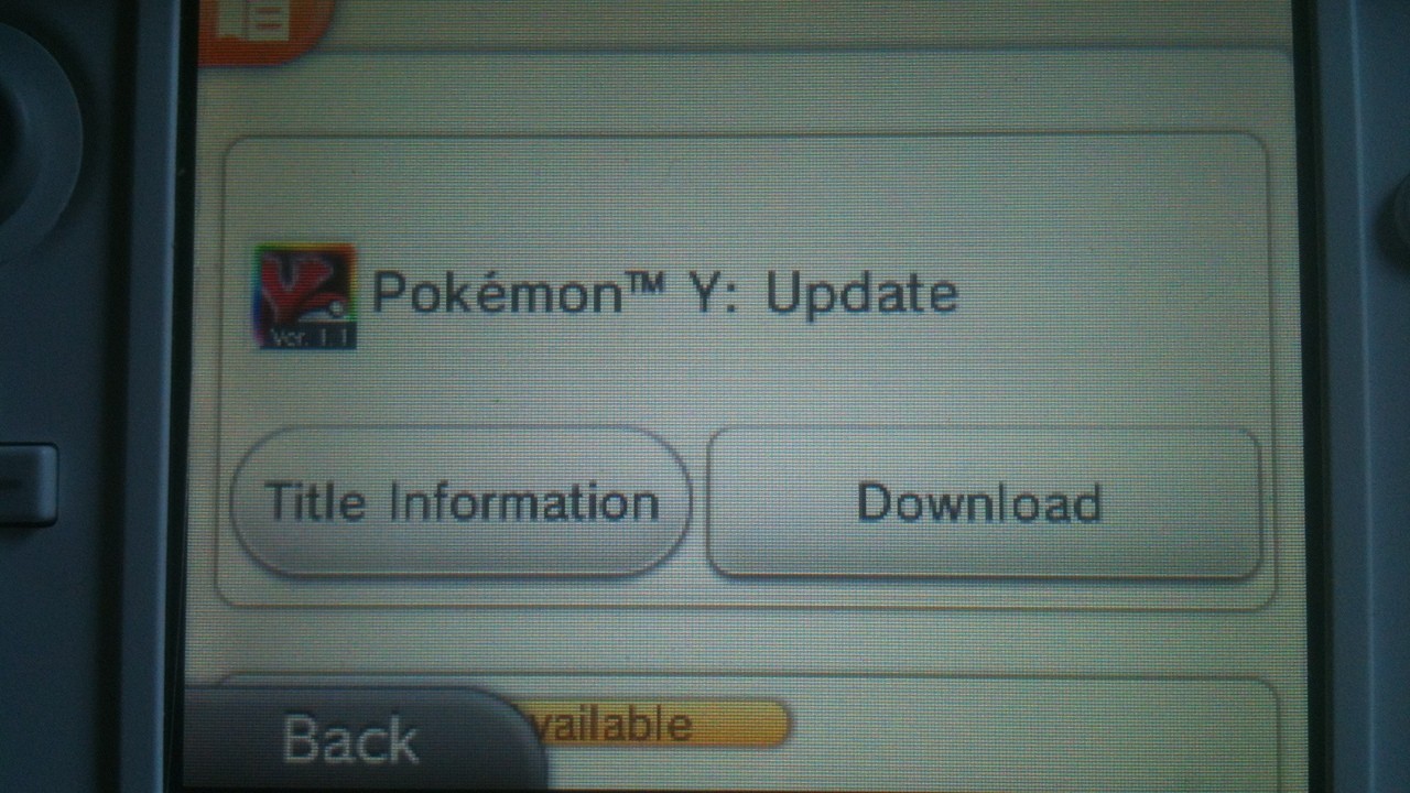 PokémonX＆Y補丁現在可在3DS Eshop上使用