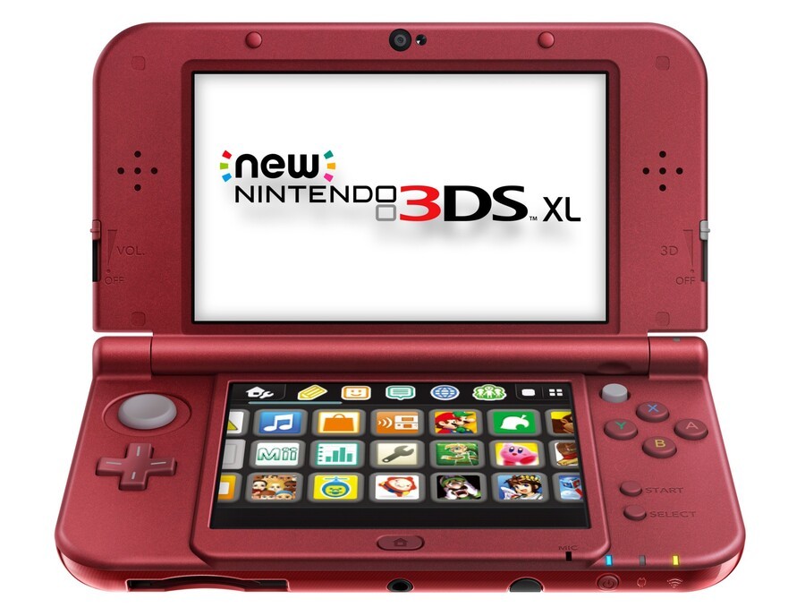 New 3 DS Red