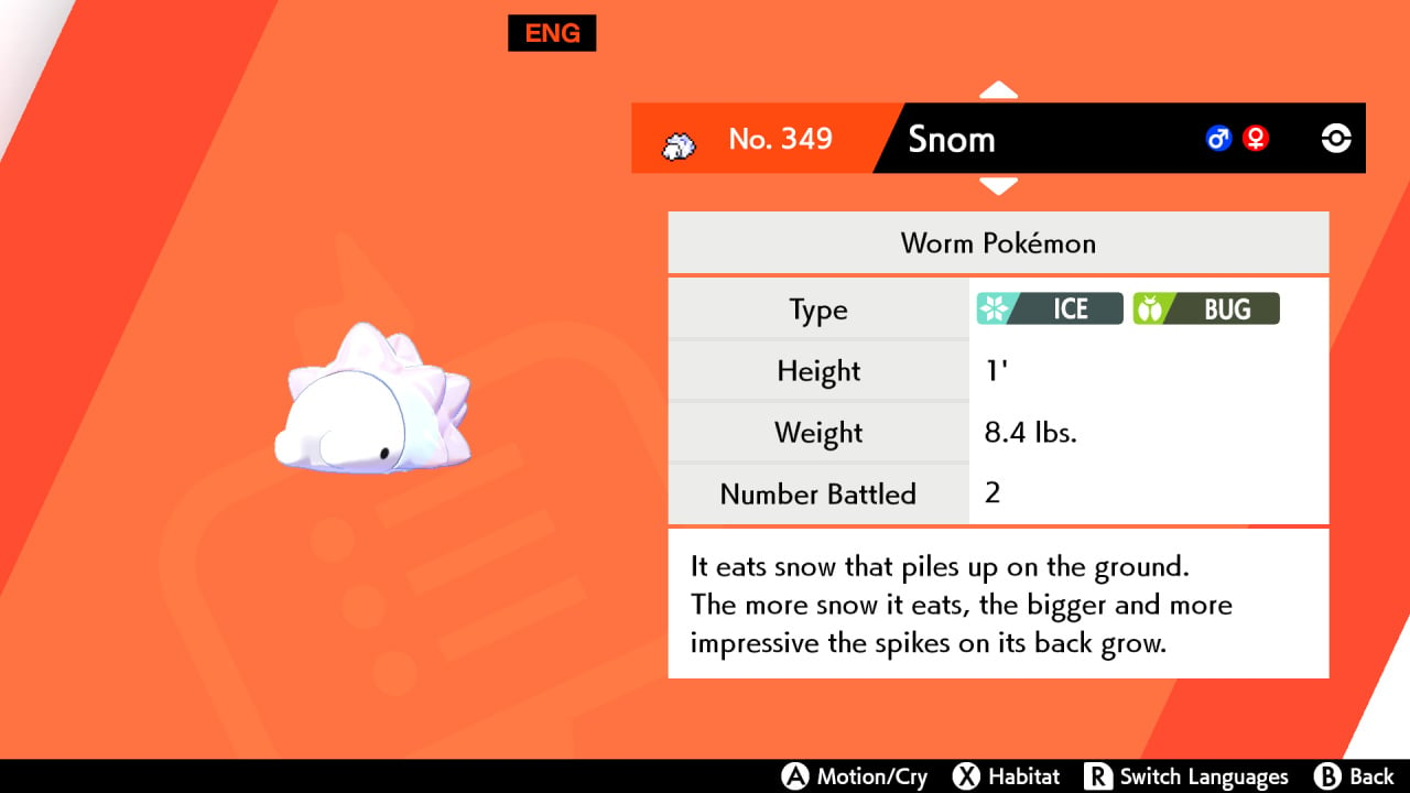 Snom, Pokémon