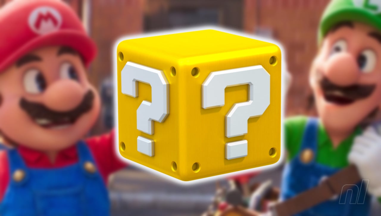 Mario got a lucky block!