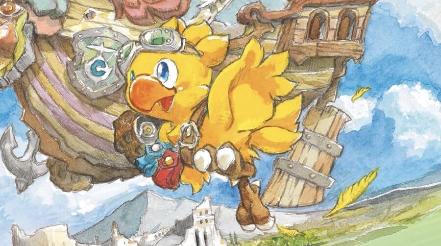 Chocobo and the Airship