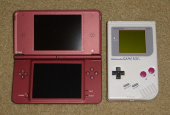 The larger Nintendo DSi XL is easier on adult eyes