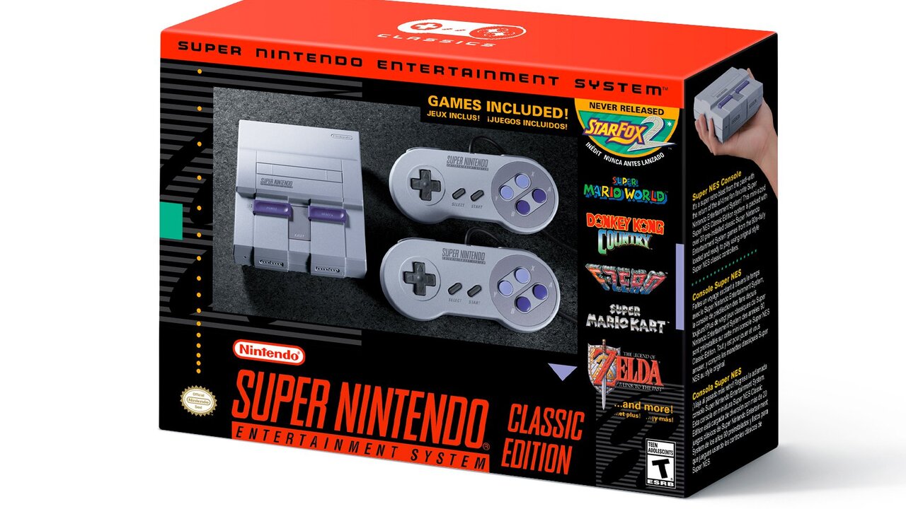 SNES Nintendo Classic Mini: Super Nintendo Entertainment System (Europe),  Not Region Locked