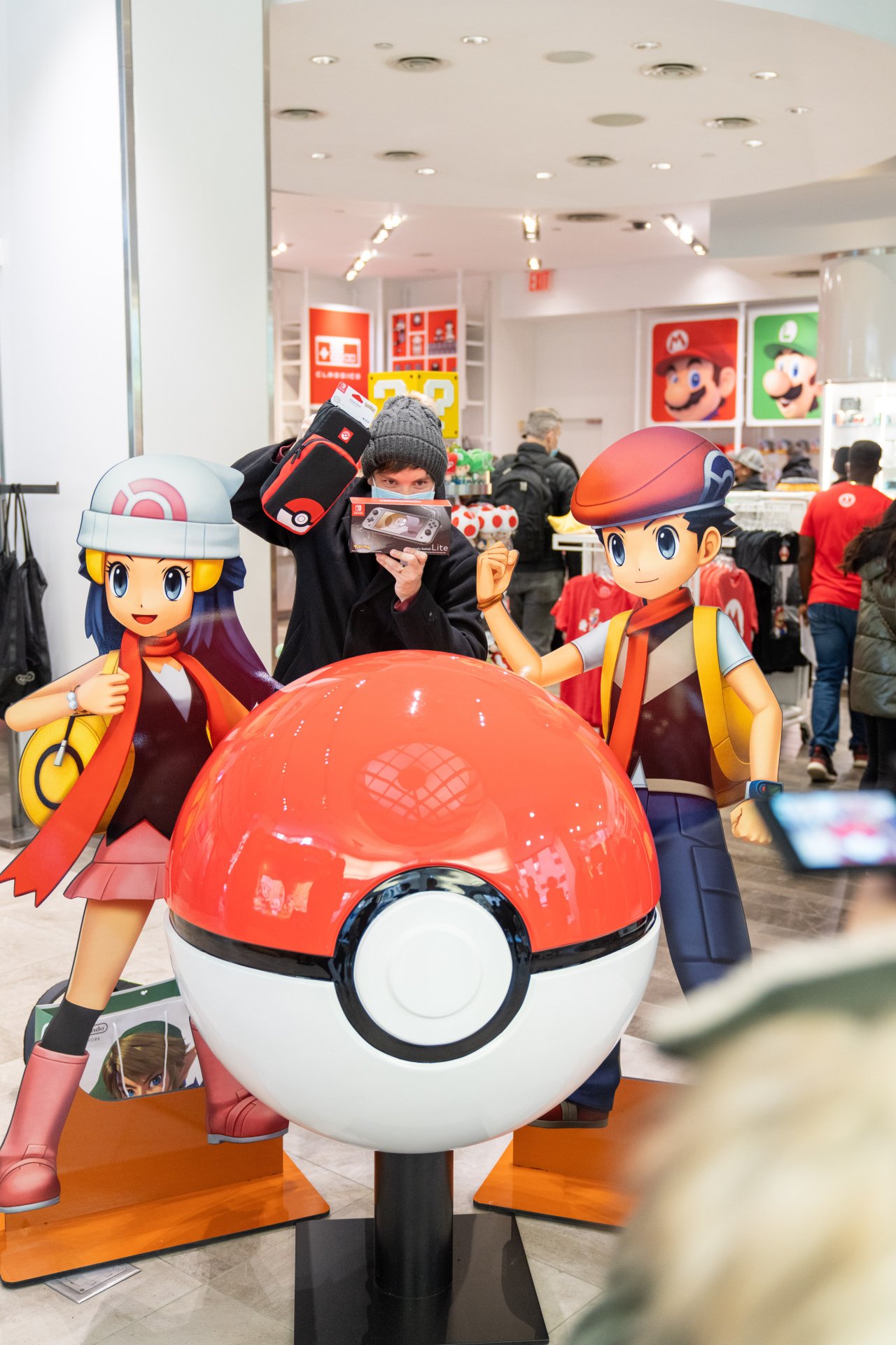 Photos of the Nintendo NY store Nintendo Switch Launch Event and