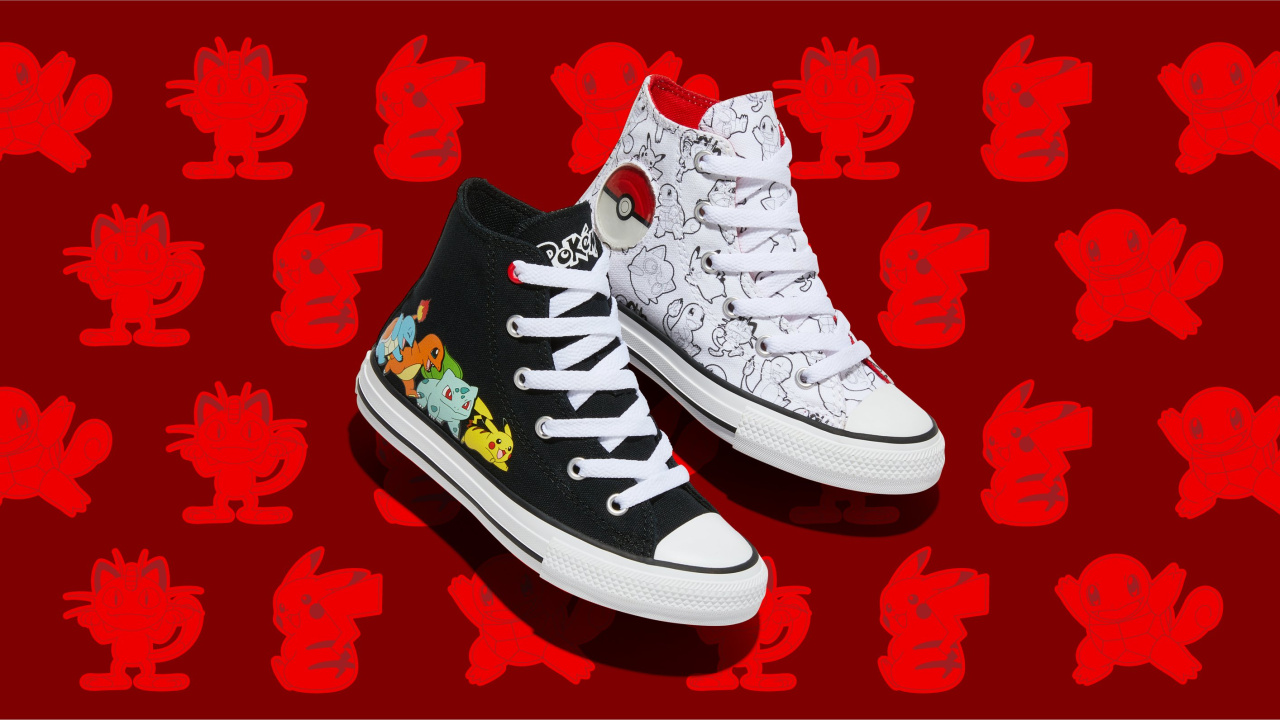 New Pokémon Converse Collection Includes Shoes, Shirts, Hats And More