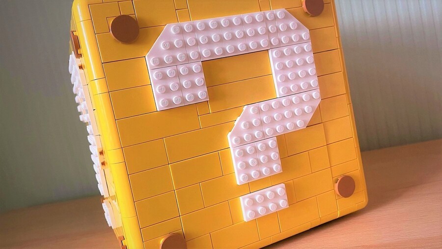 This LEGO Question Block is rather apt, we'd suggest