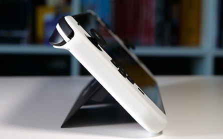 How low can you go? The Switch OLED's new kickstand is a real improvement over the original