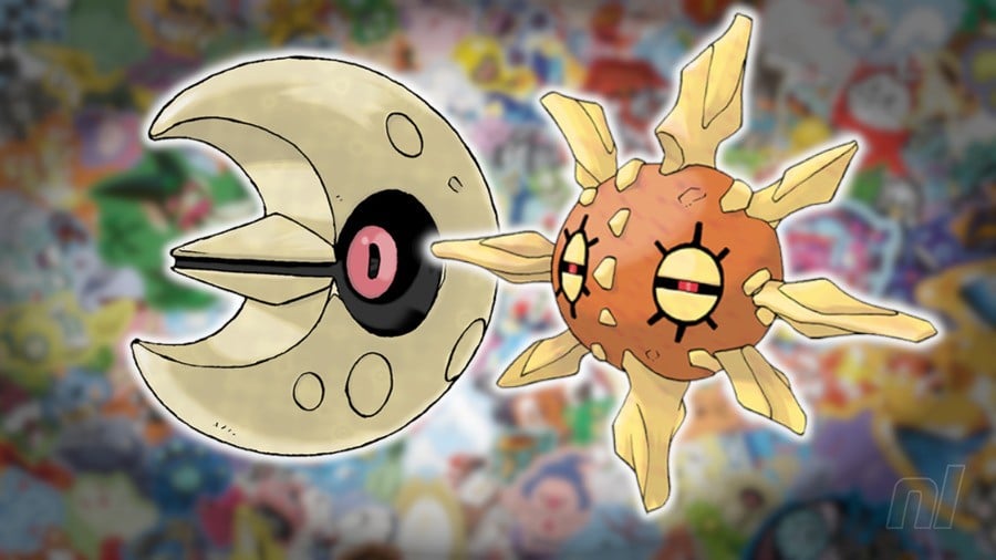 Lunatone #337 and Solrock #338