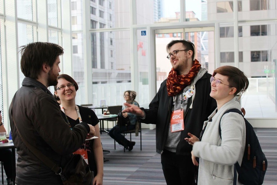 This is me, networking! Hahaha networking. Synergy!