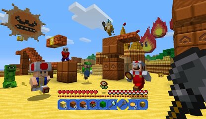 It Wasn't Nintendo's Idea To Mix Minecraft And Super Mario Together