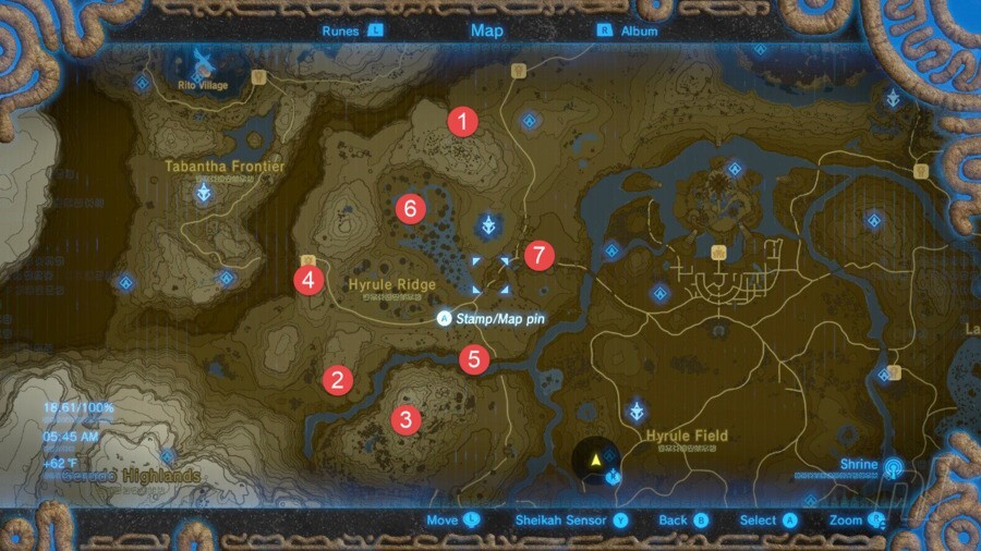 Zelda: Breath Of The Wild: All Shrine Locations And Maps - Nintendo Life