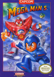 Mega Man 5 Cover