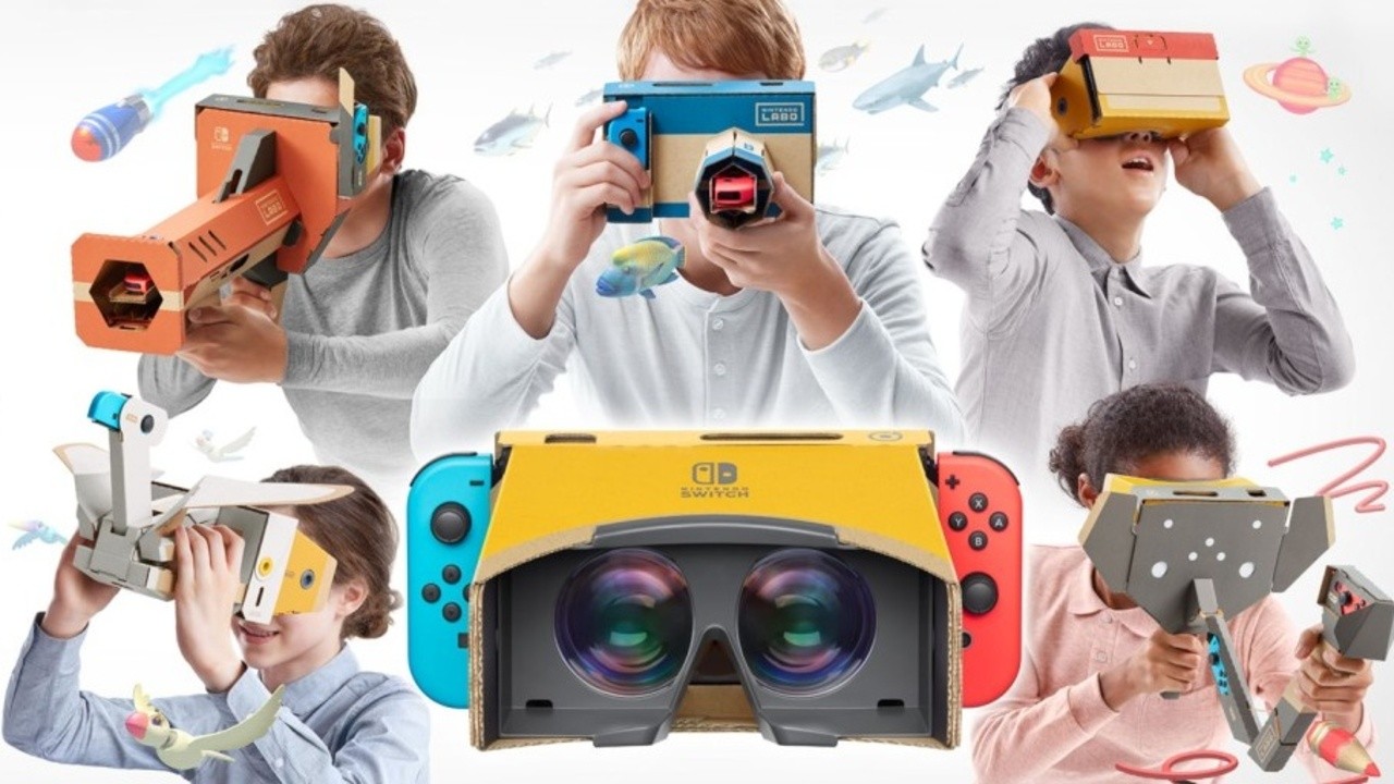 提醒：Switch與Nintendo Labo今天進入VR世界