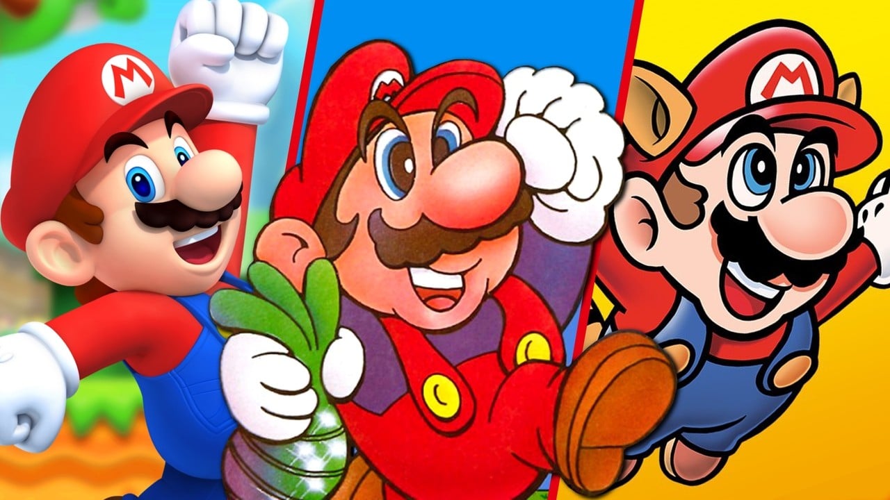 Each 2D Super Mario game is ranked