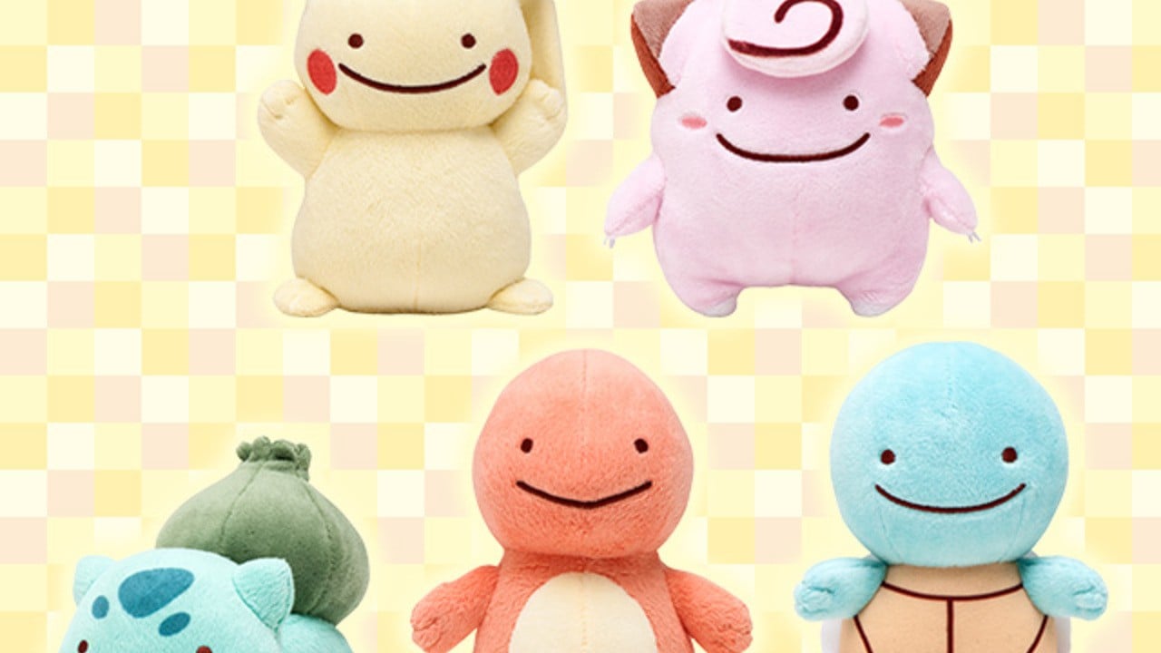 Pokemon plush cheap with ditto face