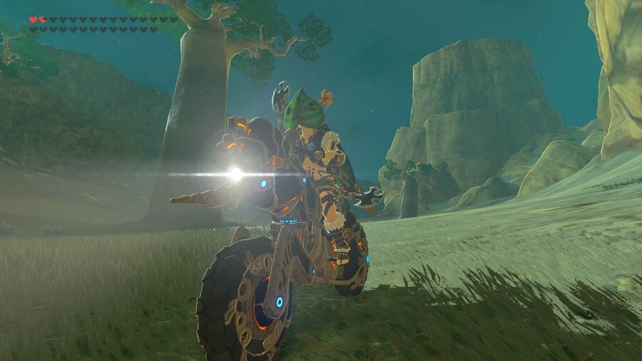 A summonable Divine motorcycle was introduced in the DLC for Link to ride. What is its official name?