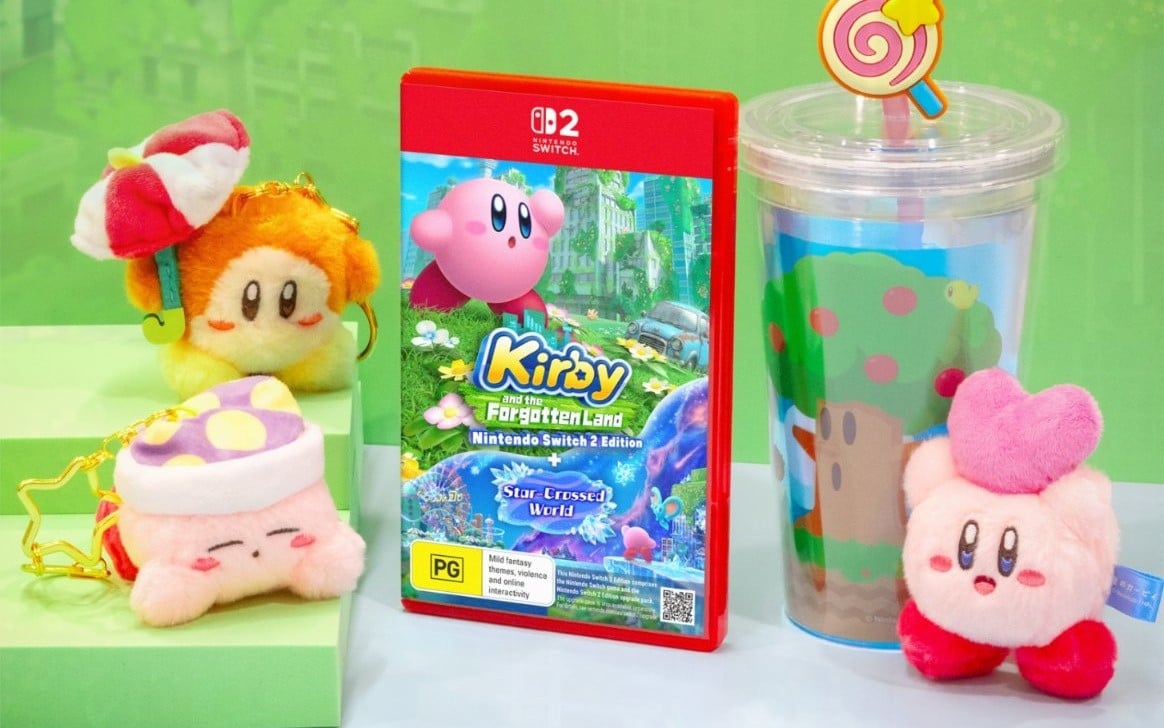 My Nintendo Store Celebrates Kirby Forgotten Land - Switch 2 Release With New Merch (Australia)