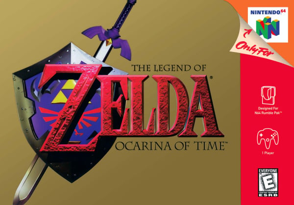 Ocarina of Time or Ocarina of Time Master Quest 64 Bit Game