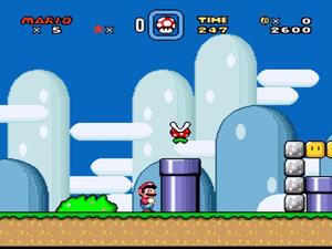 Imagine a new WiiWare Super Mario game with 16-bit visuals...