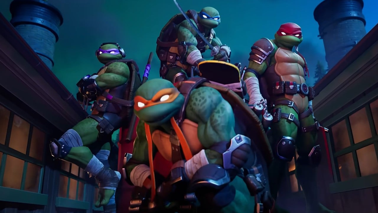 Video Teenage Mutant Ninja Turtles Return To Fortnite With Radical New Cinematic Trailer