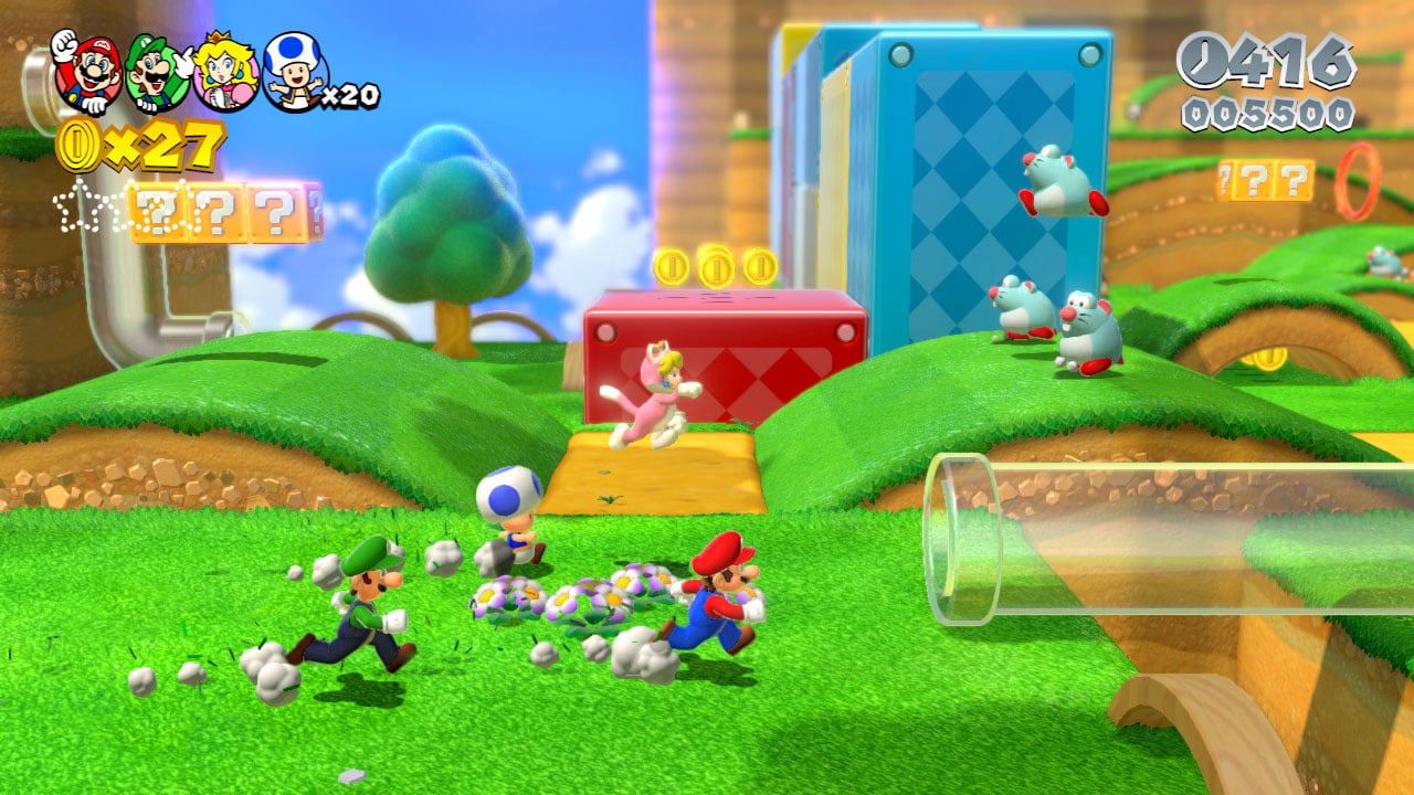 Super Mario 3D World Online Multiplayer Footage Released