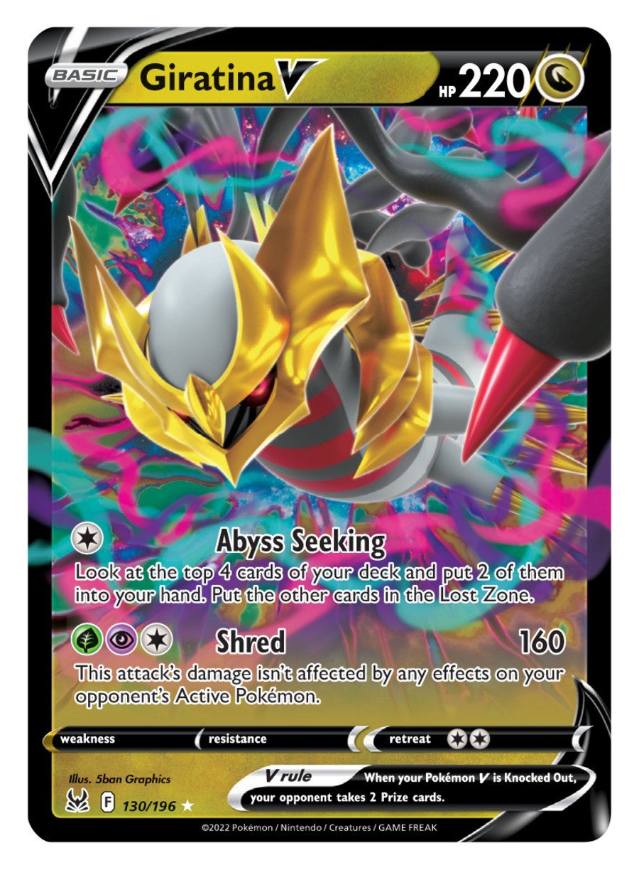 First look at Giratina V special art from Lost Abyss/Lost Origin