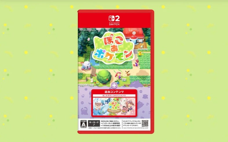 Pokémon Pokopia + Expansion Pass Switch 2 Game-Key Card Release Announced
