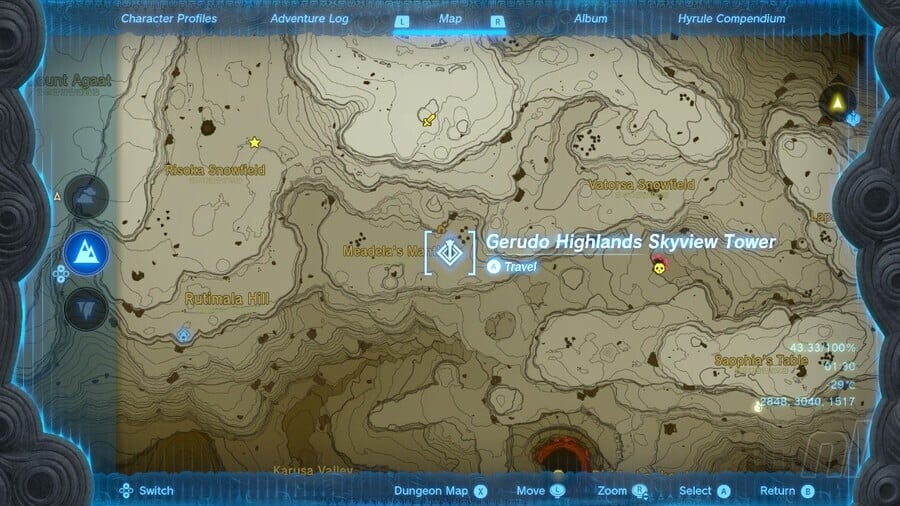 Zelda: Tears Of The Kingdom: How To Unlock Gerudo Highlands Skyview Tower 2