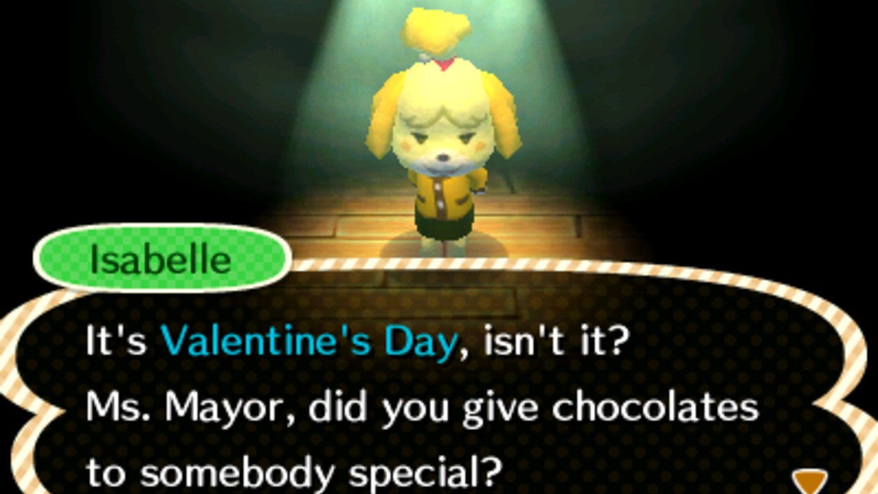 Valentine’s Day gifts will be available soon at Animal Crossing