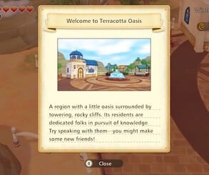 Travelling to the DLC areas is easy, but they are kept separate from Olive Town