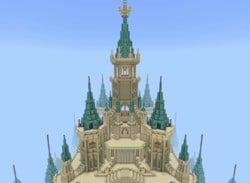 Hyrule Castle From The Legend Of Zelda: Breath Of The Wild Restored In Minecraft