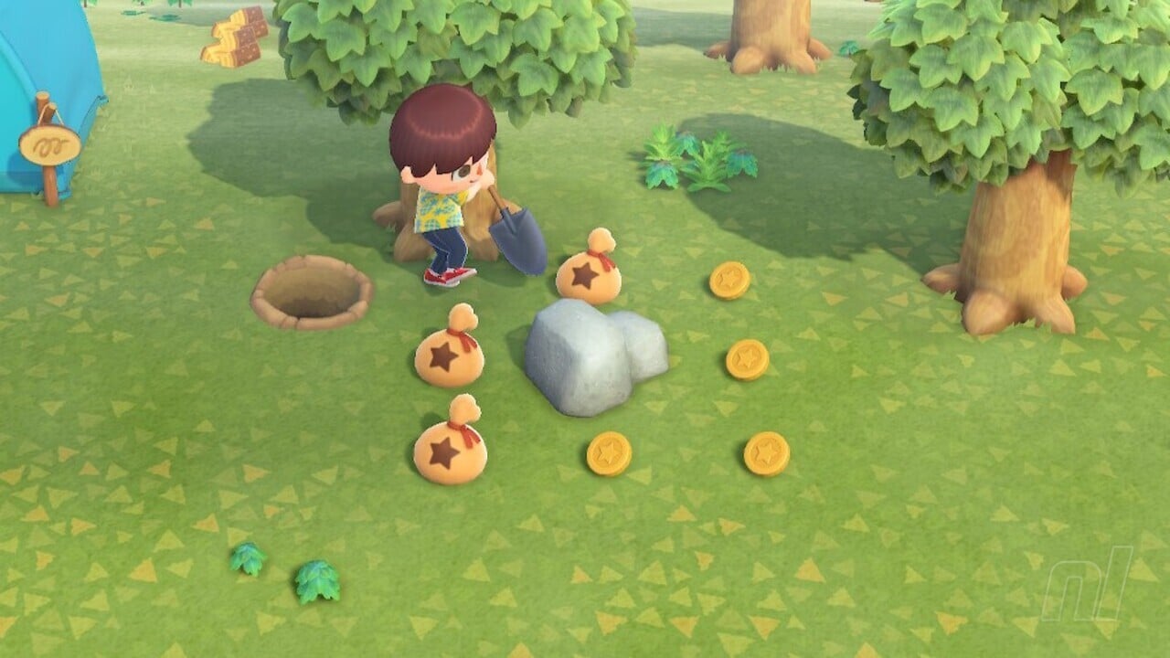 Animal Crossing: New Horizons: Rock Trick - How To Get 8 Things From Rocks  - Clay, Stones, Bells And Rock Respawns