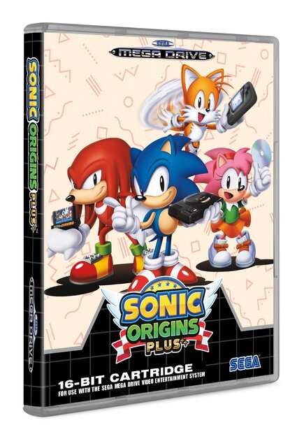 The extra content for the physical version of sonic origins plus