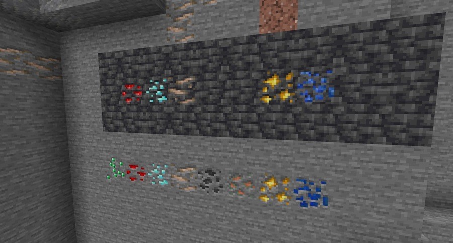 Minecraft Ore texture upgrade