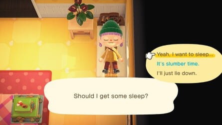 Animal Crossing: New Horizons Sleep