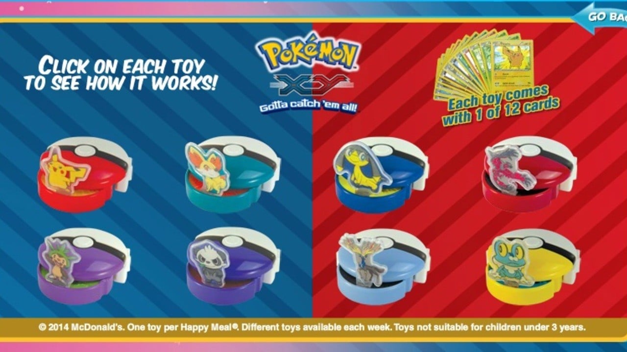 Pokémon X & Y Themed Toys Coming Down Under To McDonald's Nintendo Life