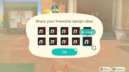 Animal Crossing New Horizons Nintendo Life Custom Design Fireworks