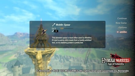 Age of Calamity Amiibo Moblin Spear Unlock