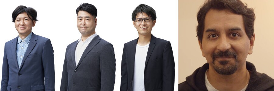 (L-R) Yosuke Tamori, Yuji Ichijo, Hiroki Ikuta, Karthik Bala.
