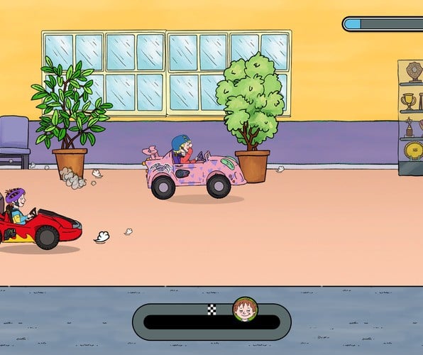 Horrid Henry Racing Game School 3